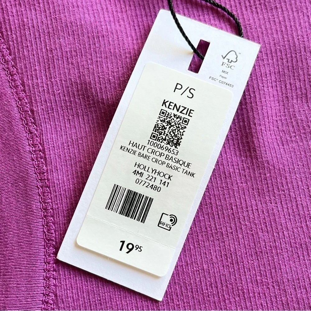 Dynamite Kenzie Bare Crop Basic Tank Size S - Picture 8 of 12